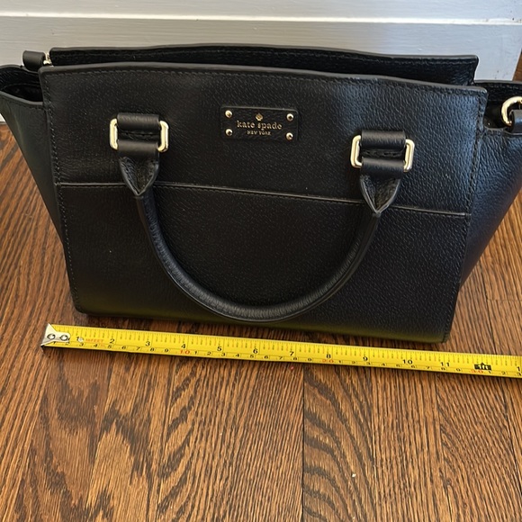 Kate Spade Black Purse with Adjustable, Removable Shoulder Strap Satchel - Picture 10 of 12